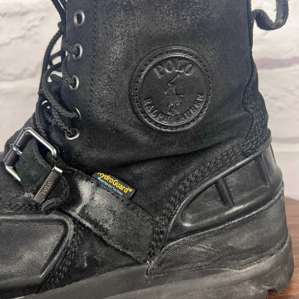Polo Ralph Lauren Mens 14 Outdoors Gorpcore Heritage‎ Leather Oslo High WP Boot